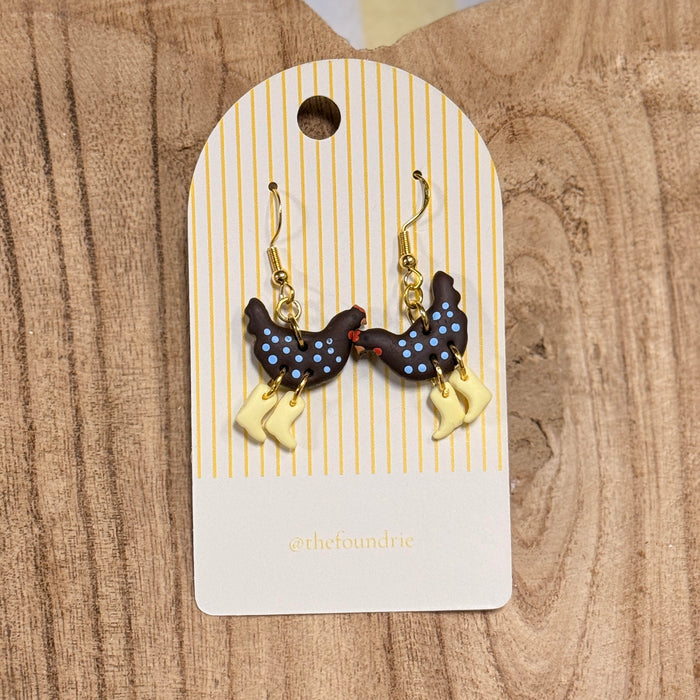 Chicken Earrings