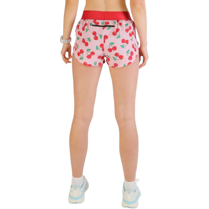 ChicknLegs Women's Cherries Split Shorts 1.5"