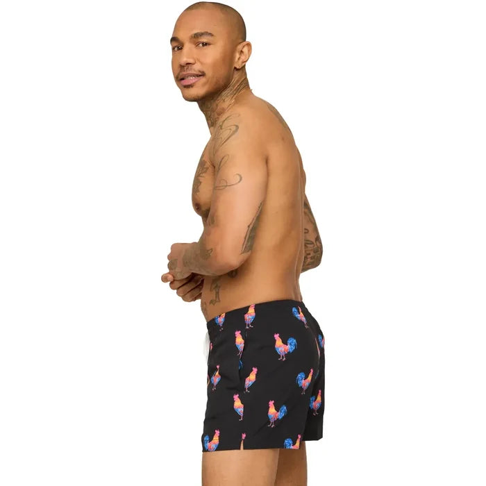 Chubbies Men's Cockadoodle Doozies Lined Swim Trunks - 4" inseam