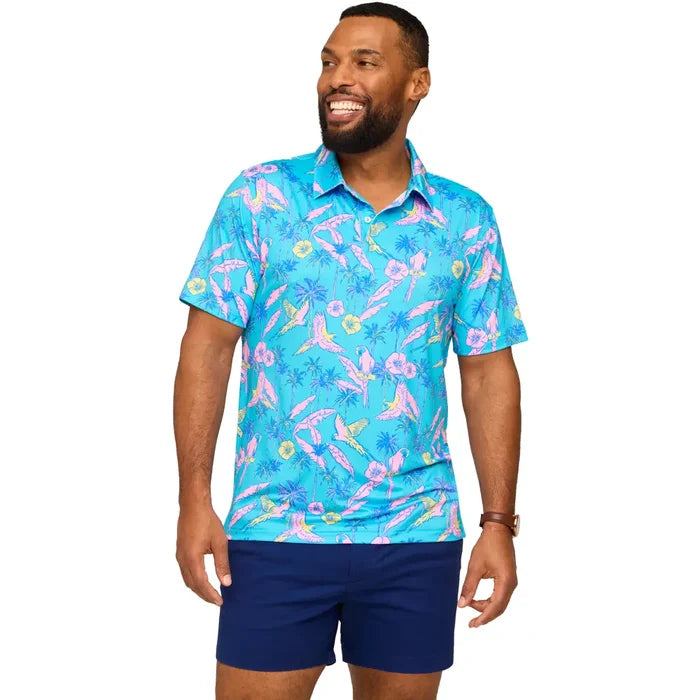 Chubbies Men's The Flock Party Performance Polo