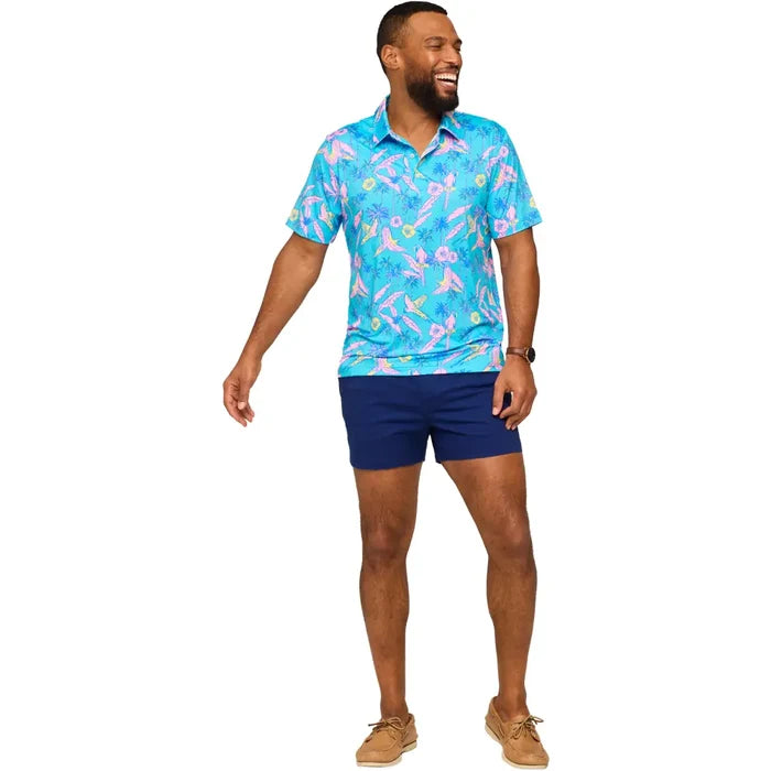 Chubbies Men's The Flock Party Performance Polo