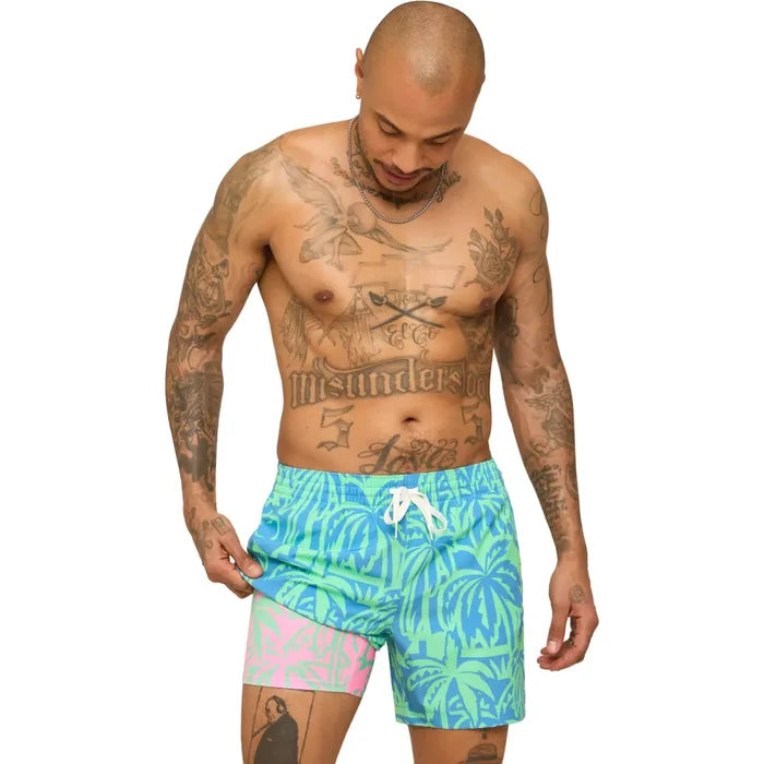 Chubbies Men's The Frond Farewells Lined Swim Trunks - 5.5" inseam