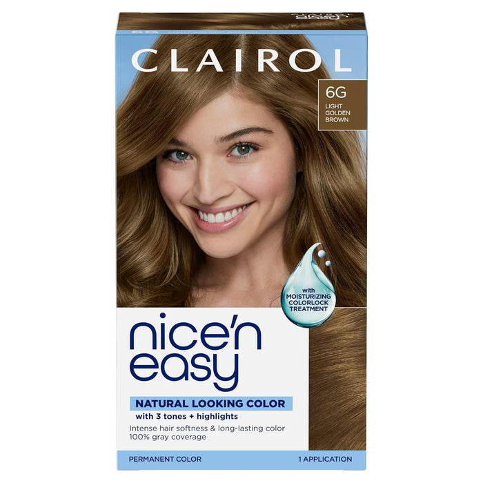 Clairol Nice’n Easy, 6G Light Golden Brown - 12 Pack