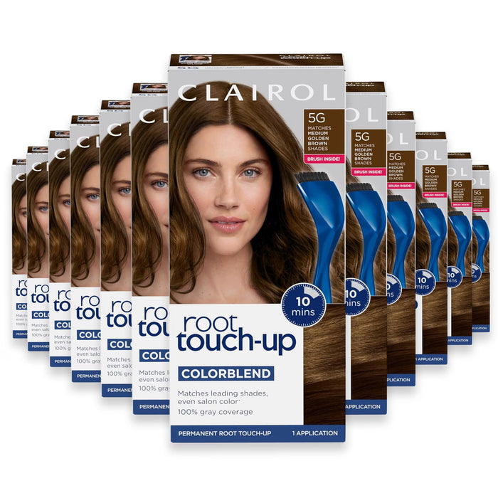 Clairol Root Touch-Up, 5G Medium Golden Brown - 12 Pack