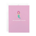 CLASSY CARDS Greeting Card - MERMAID CARD