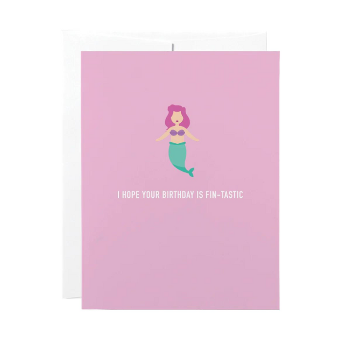 CLASSY CARDS Greeting Card - MERMAID CARD