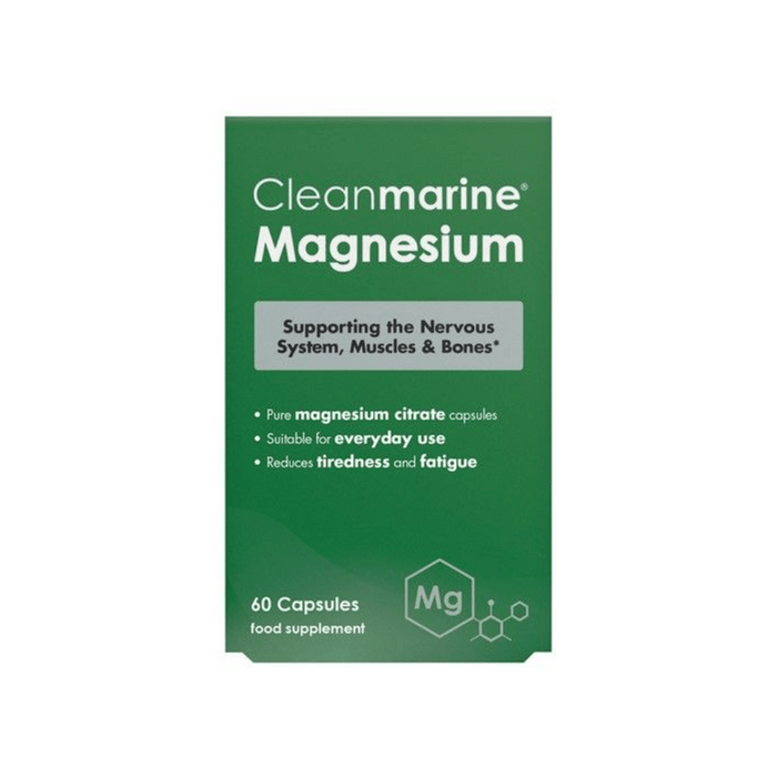 Cleanmarine Magnesium 200mg Caps 60s