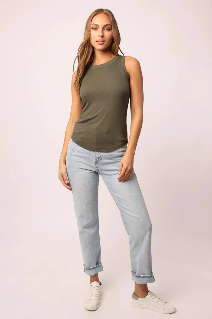 Cleo Ribbed Tank - Taryn x Philip Boutique