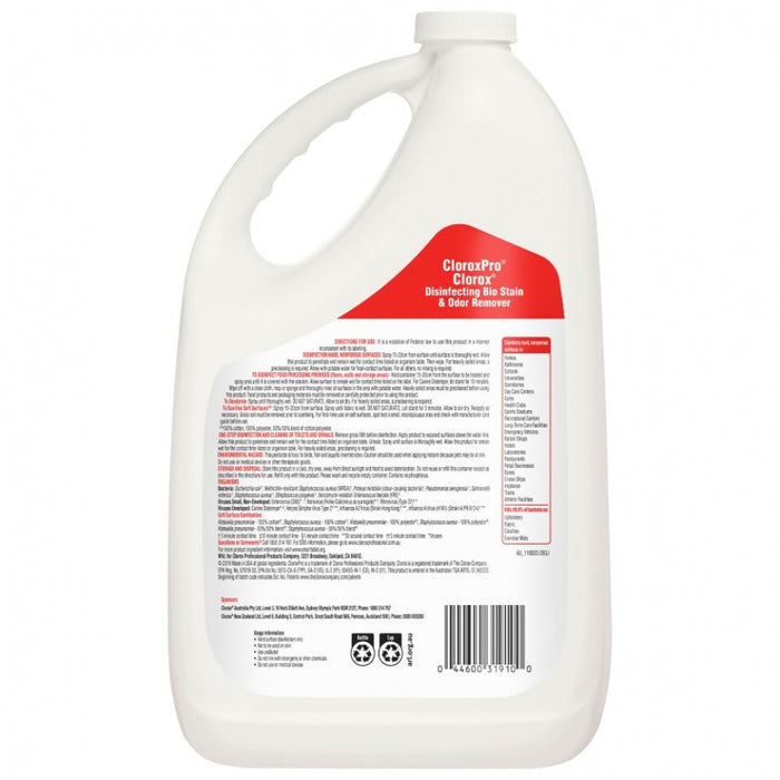 Clorox 31910 Disinfecting Bio Stain and Odor Remover Bulk