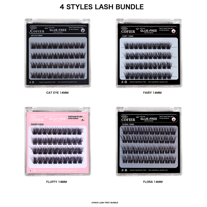 4 Styles Lash Bundle - 14MM