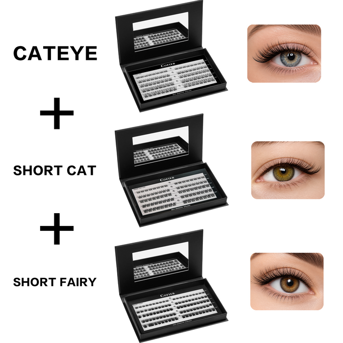 COFIER Glue-Free Lash Bundle Set
