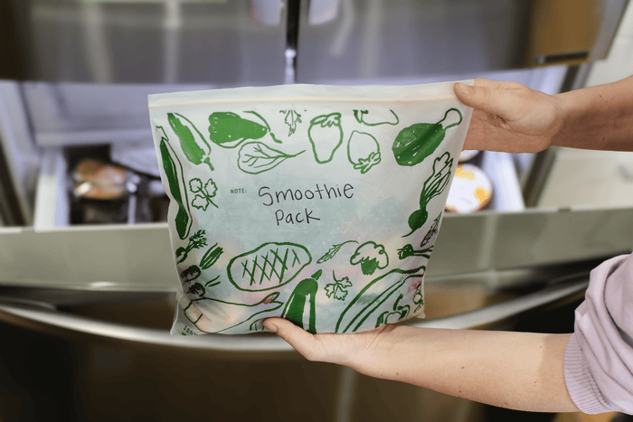 Lunchskins Compostable Gallon Storage Bags – Freezer-Safe Resealable Zip Bags