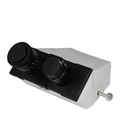 Compound Microscope Eyepiece Body Tube, Binocular, Finite, Eyetube Angle 45 Degrees,, SKU BM05041231, three quarter front view