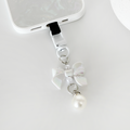 Coconut Lane Coquette Bow Phone Keyring Bundle in iridescent finish, featuring pearly bows and a sleek, glossy look.