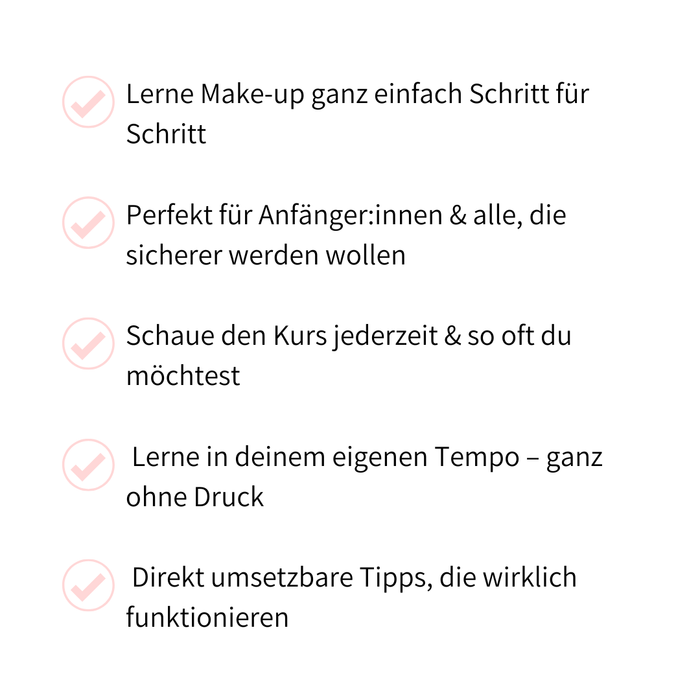Cosline Schminkkurs Benefits