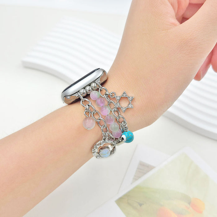 Cosmic Cutie Charm Steel Bracelet Band For Apple Watch