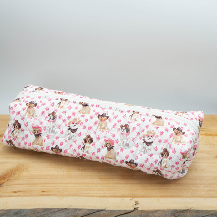 Cowboy Pups Quilted Hot Tool Bag