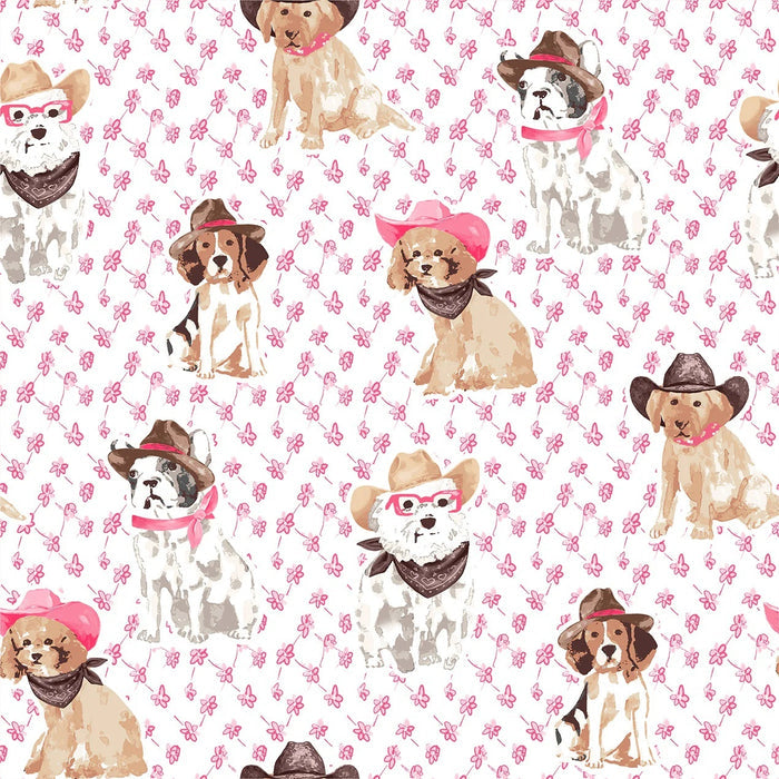 Cowboy Pups Quilted Hot Tool Bag