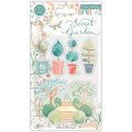 Craft Consortium - A5 Clear Stamps - Secret Garden - Topiary. A set of 5 premium clear stamps in coordinating designs. With protective acetate film printed with references. Imported. Available at Embellish Away located in Bowmanville Ontario Canada.