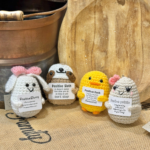 Crocheted Positive Pals