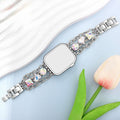 Crystal Drip Stainless Steel Link Bracelet Band For Apple Watch â â¨ Crystal Drip â Chain-Link Apple Watch Band with Iridescent Gems â¨ Ready to drip in crystal?