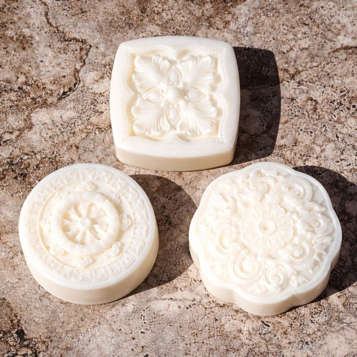 Dapper from the Barber luxury guest soaps handcrafted with coconut oil, botanical butters and fresh scent Southern Luxe Savon