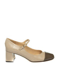 GIOIA DELL'ACQUA Décolleté Mary Jane naplak beige/taupe I2749 NAPLAK-STUCCO/TAUPE
