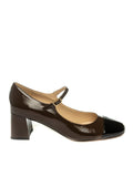 GIOIA DELL'ACQUA Dècolleté mary jane naplak moro/nero I2749 NAPLAK-BROWN/BLK