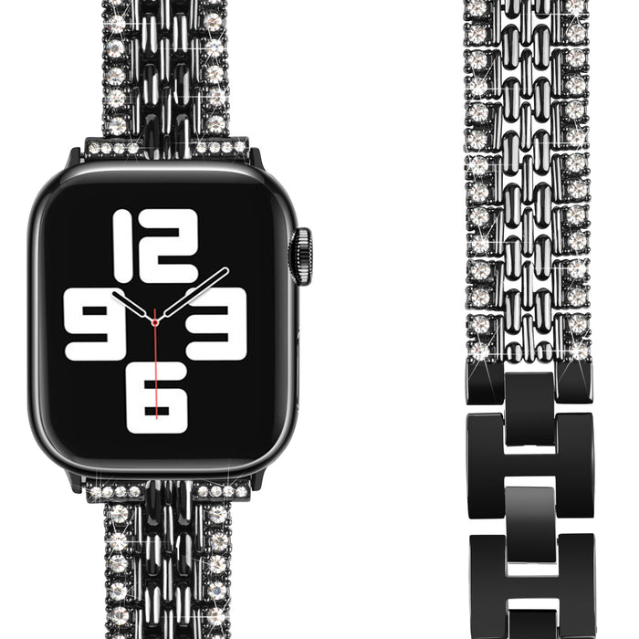 Diamond Drip Chain Link Steel Band For Apple Watch Two Colors Available â â¨ Diamond Drip â Crystal Chain-Link Band â¨Part of the Diamond Drip Collection Ready to drip in diamonds?