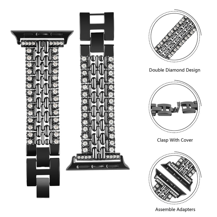 Diamond Drip Chain Link Steel Band For Apple Watch Two Colors Available â â¨ Diamond Drip â Crystal Chain-Link Band â¨Part of the Diamond Drip Collection Ready to drip in diamonds?