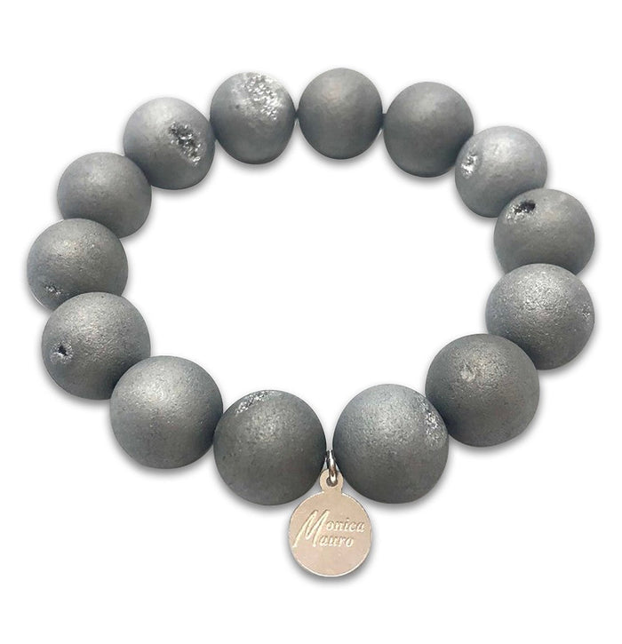 DISCONTINUED - Big Druzy Bead Bracelet | Monica Mauro