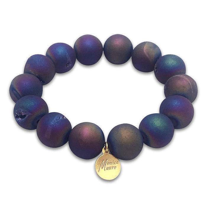 DISCONTINUED - Big Druzy Bead Bracelet | Monica Mauro