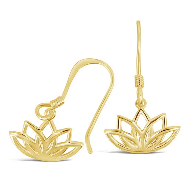 DISCONTINUED - Lotus Earrings | Little Sparkles
