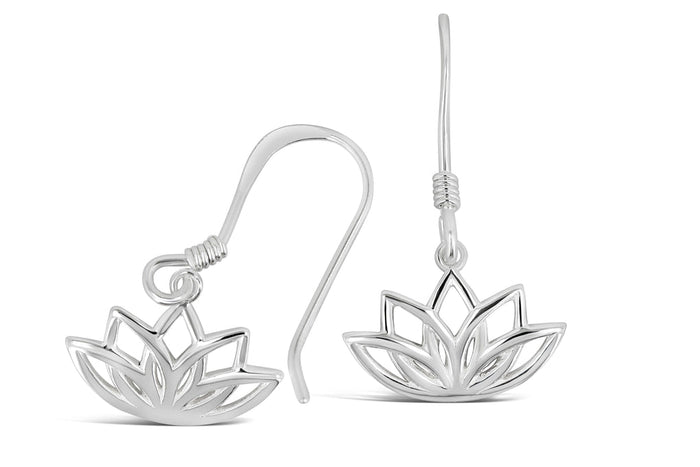 DISCONTINUED - Lotus Earrings | Little Sparkles