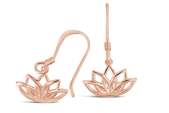 DISCONTINUED - Lotus Earrings | Little Sparkles