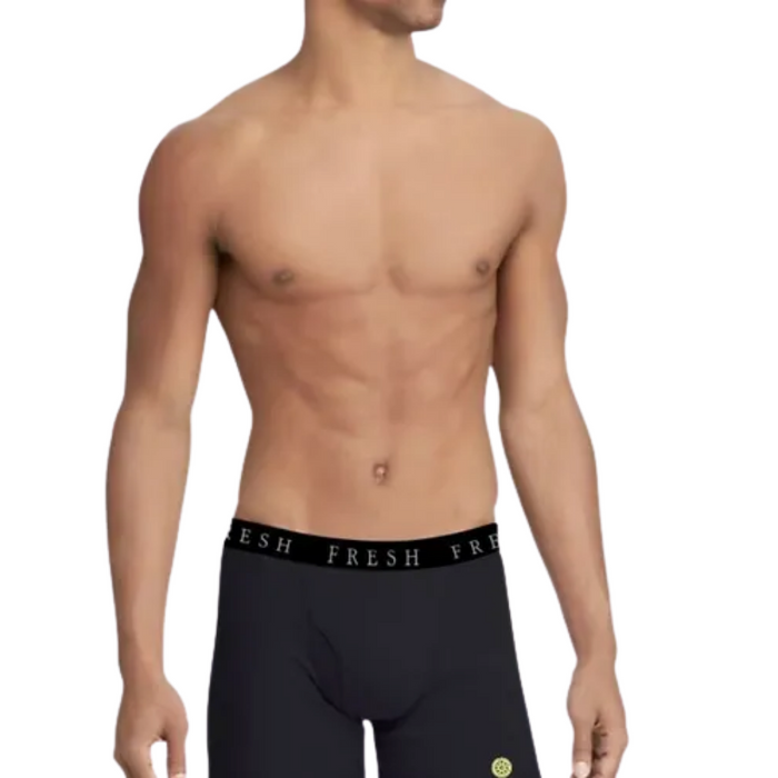 Discontinued - Three Pack of Luxury Boxer Briefs: Black, Grey & White | Fresh Helps