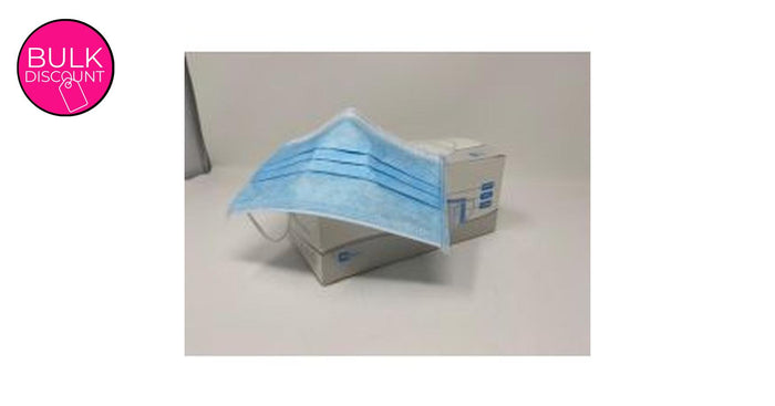 Disposable Flat Face Masks (50/pack)
