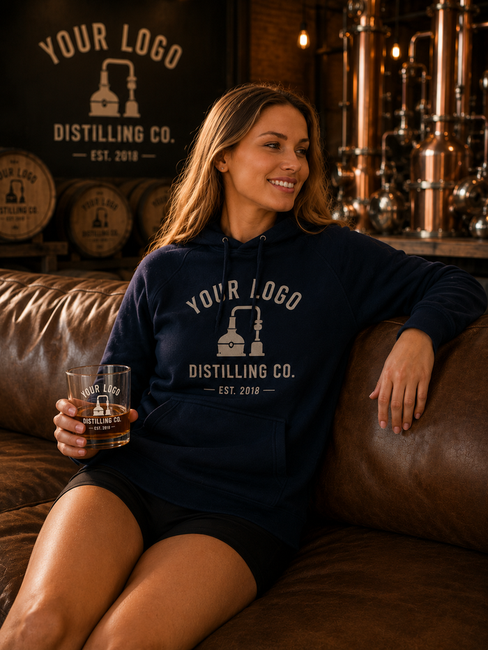 Distillery Womens Raglan Hoodie