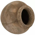 Distressed Brown Flower Pot
