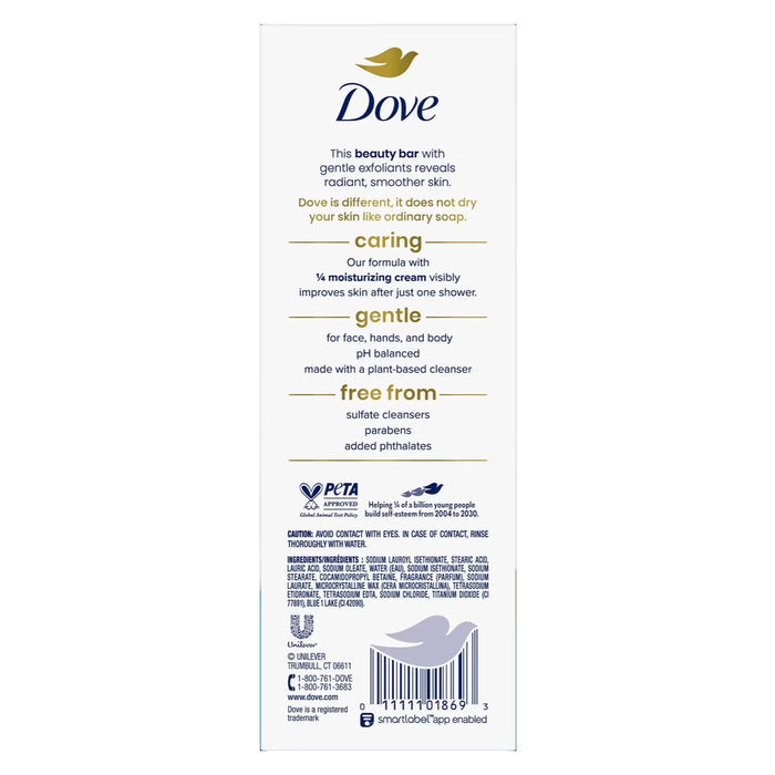 Dove - Beauty Bar Soap Gentle Exfoliating, 3.75 oz - 16 Ct