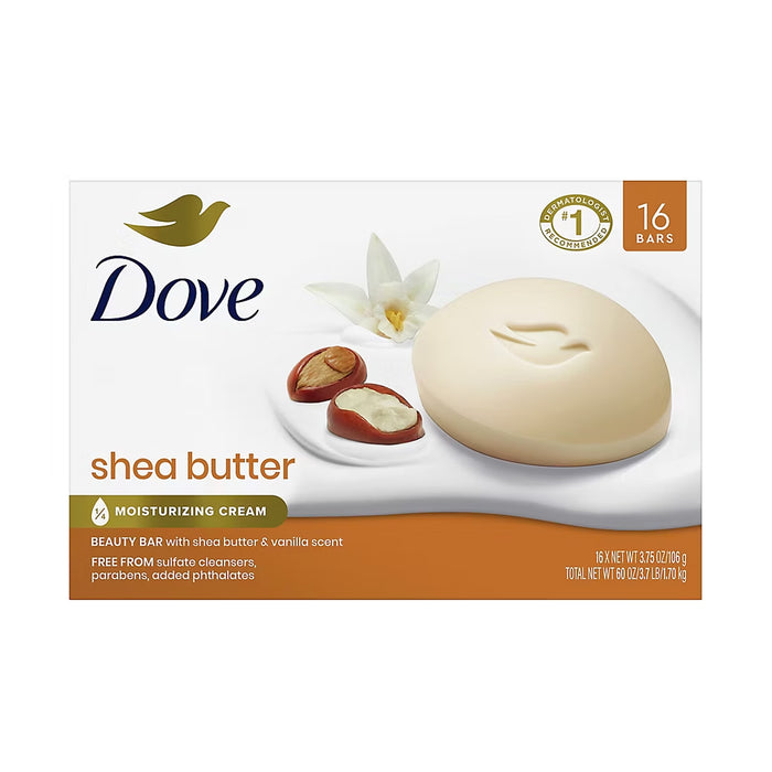 Dove - Beauty Bar Soap Purely Pampering, 3.75 oz - 16 Ct