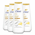 Dove - Body Wash Dryness Relief, Gentle Skin Cleanser, Jojoba Oil - 20 Oz - 4 Pack