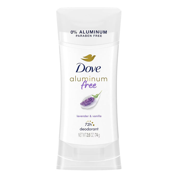 Dove 0% Aluminum Lavender & Vanilla Deodorant - 2.6 oz - 12 Pack