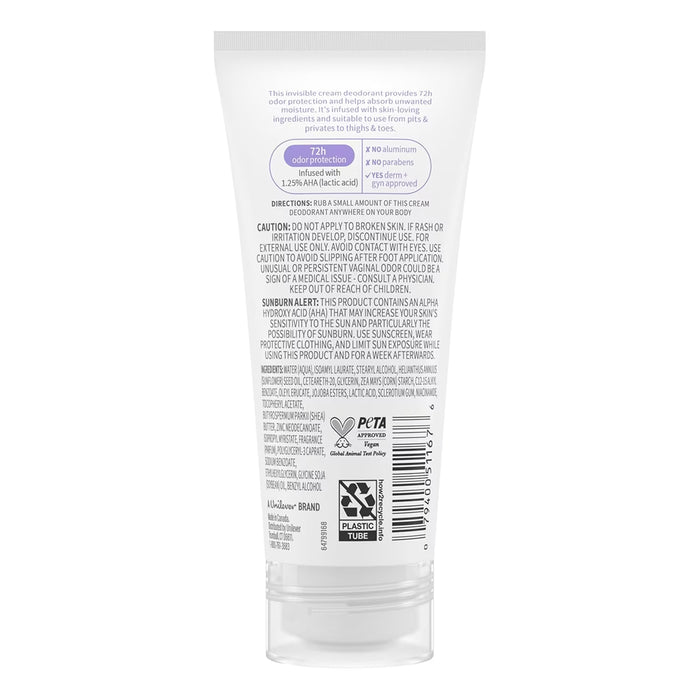 Dove Whole Body Deodorant Coconut Vanilla, 2.5 oz - 12 Pack