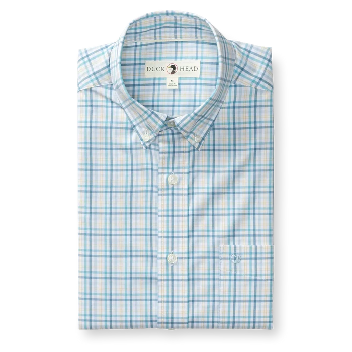 Duck Head Men's Long Sleeve Performance Poplin Shirt