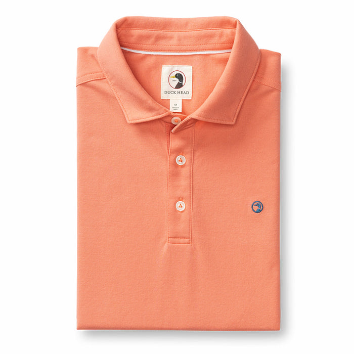Duck Head Men's Short Sleeve Hanover Pima Pique Polo