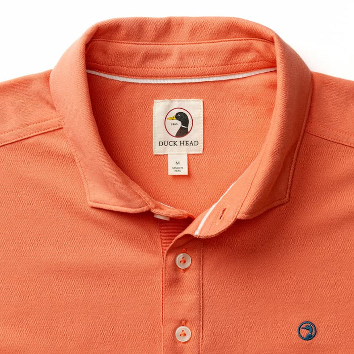Duck Head Men's Short Sleeve Hanover Pima Pique Polo