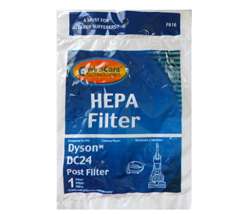 Dyson DC24 Bagless Upright Animal, HEPA Filter Generic Part F616
