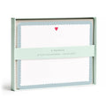 E. Frances Paper - Scalloped Heart Flat Note Set