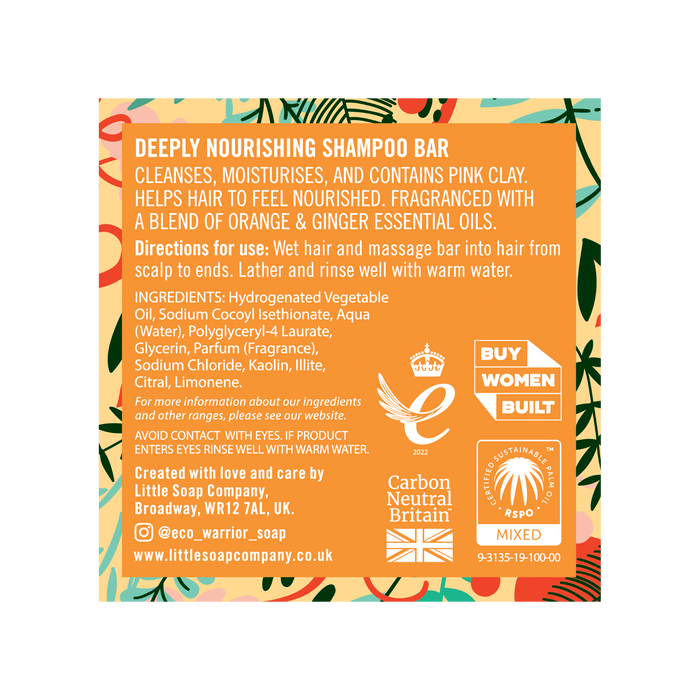 Eco Warrior Travel Size Mini Shampoo Bar 50g